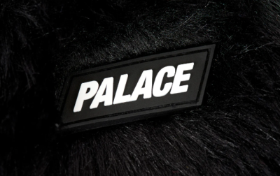 Palace Skateboards Teddy Beanie Black Size L/XL FW23 Faux Fur