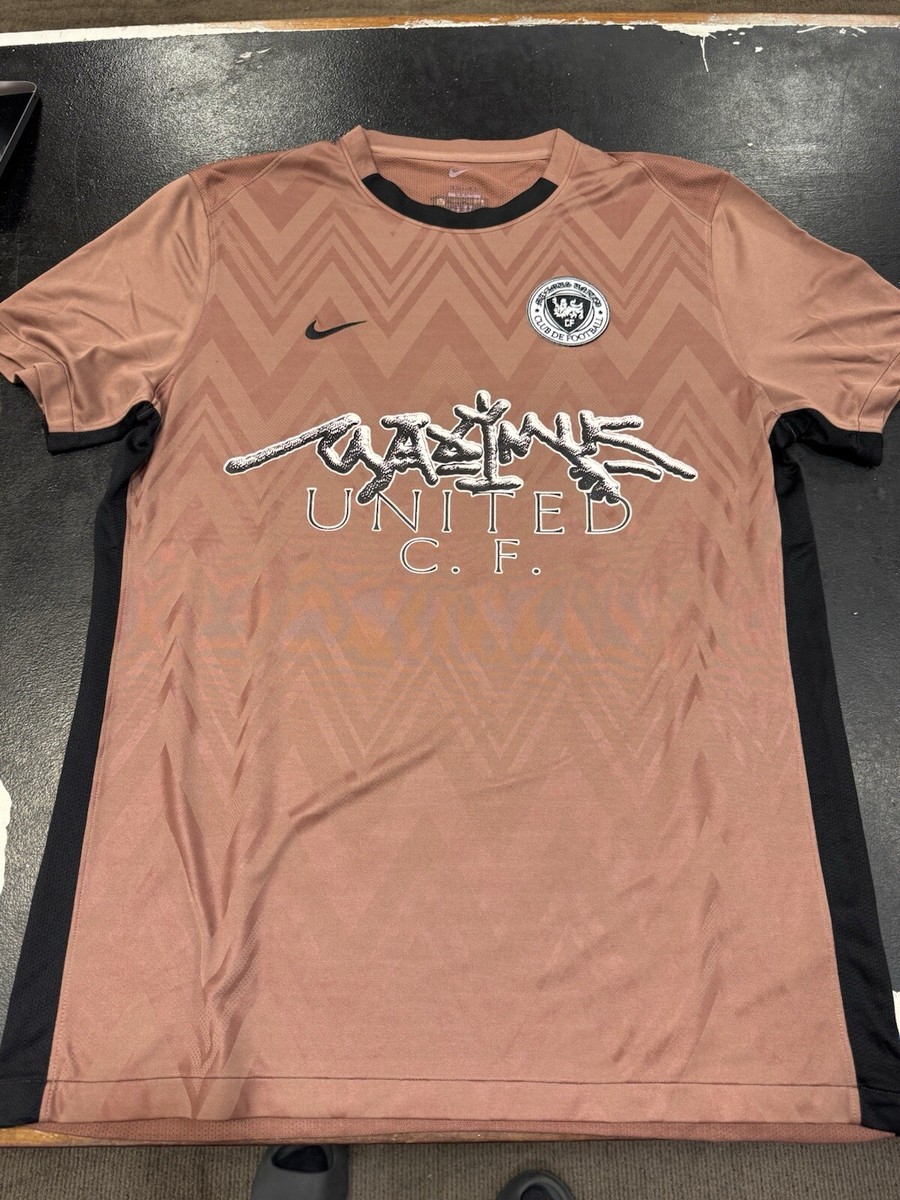 Travis Scott Brown United C.F. Soccer Jersey Size XL | eBay