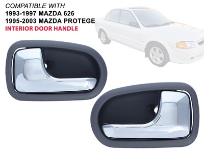 Front Rear Interior Door Handle for 95 - 03 Protege Mazda 626 Pair