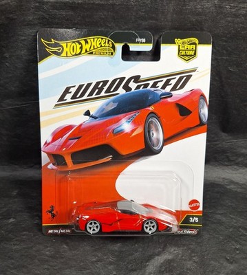 2025 HOTWHEELS PREMIUM CAR CULTURE EURO SPEED LA FERRARI NEW FREE