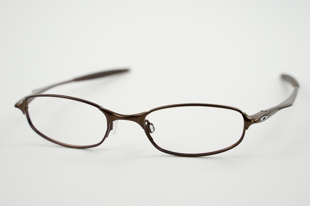 RARE! Oakley Chop Top 2.0 Ti Polished Brown 49-19 138 Titanium