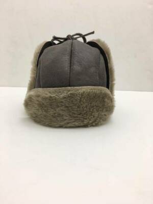 GOSHA RUBCHINSKIY faux sheepskin chapka hat brown f/w 16 Medium