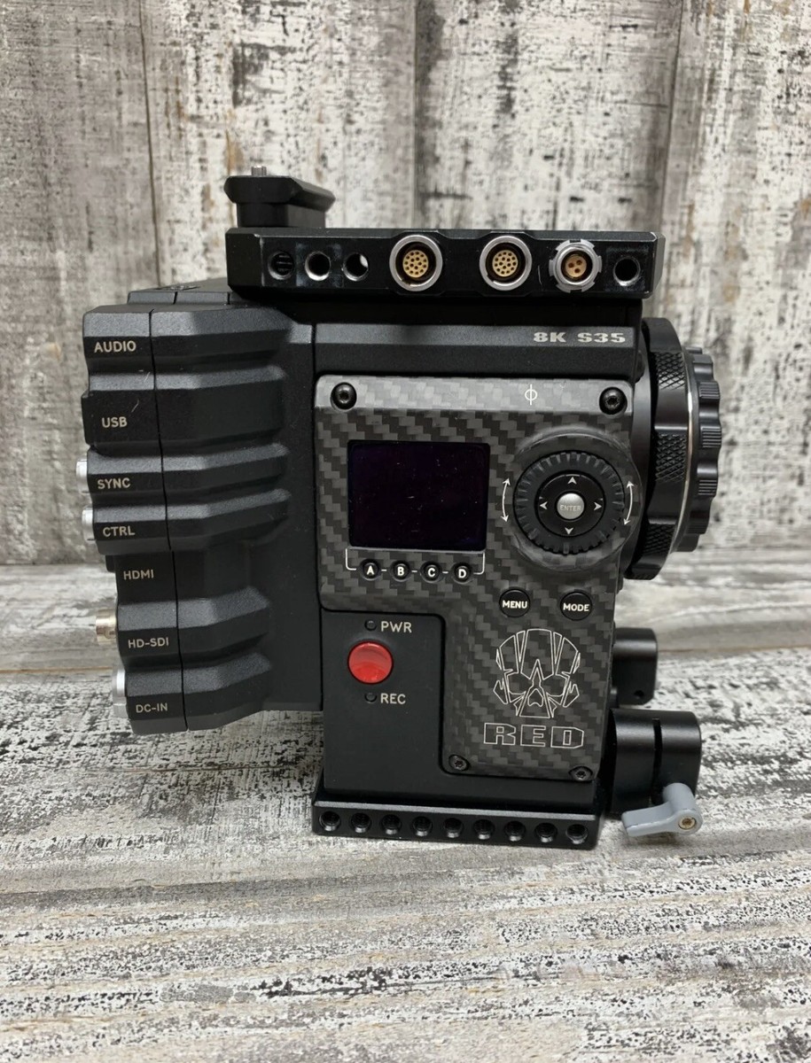 RED EPIC-W HELIUM 8K CINEMA CAMERA Low 185h EF & PL Mount & Lens