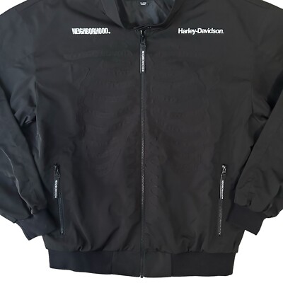 Neighborhood x Harley Davidson Men's Size XL Racing Bones Jacket