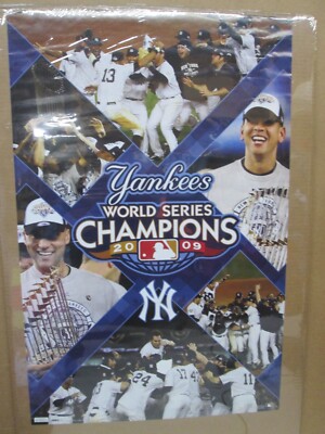 Yankees world series Champions Poster 2009 baseball 16203 | eBay