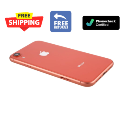 Apple iPhone XR (64GB) Coral/Yellow Fully Unlocked Verizon T