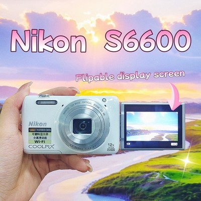 Nikon Coolpix S6600 16.0MP Compact Digital Camera 12x Zoom English