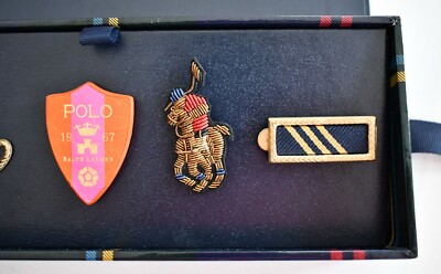 RARE NEW POLO RALPH LAUREN Pony Player Polo Shield Military 5pc