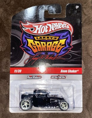 HOT WHEELS LARRY'S GARAGE BONE SHAKER! REAL RIDERS INITIALS CHASE