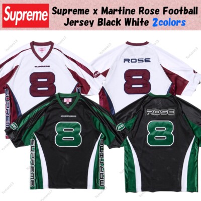 Supreme x Martine Rose Football Jersey Black White 2colors Size S