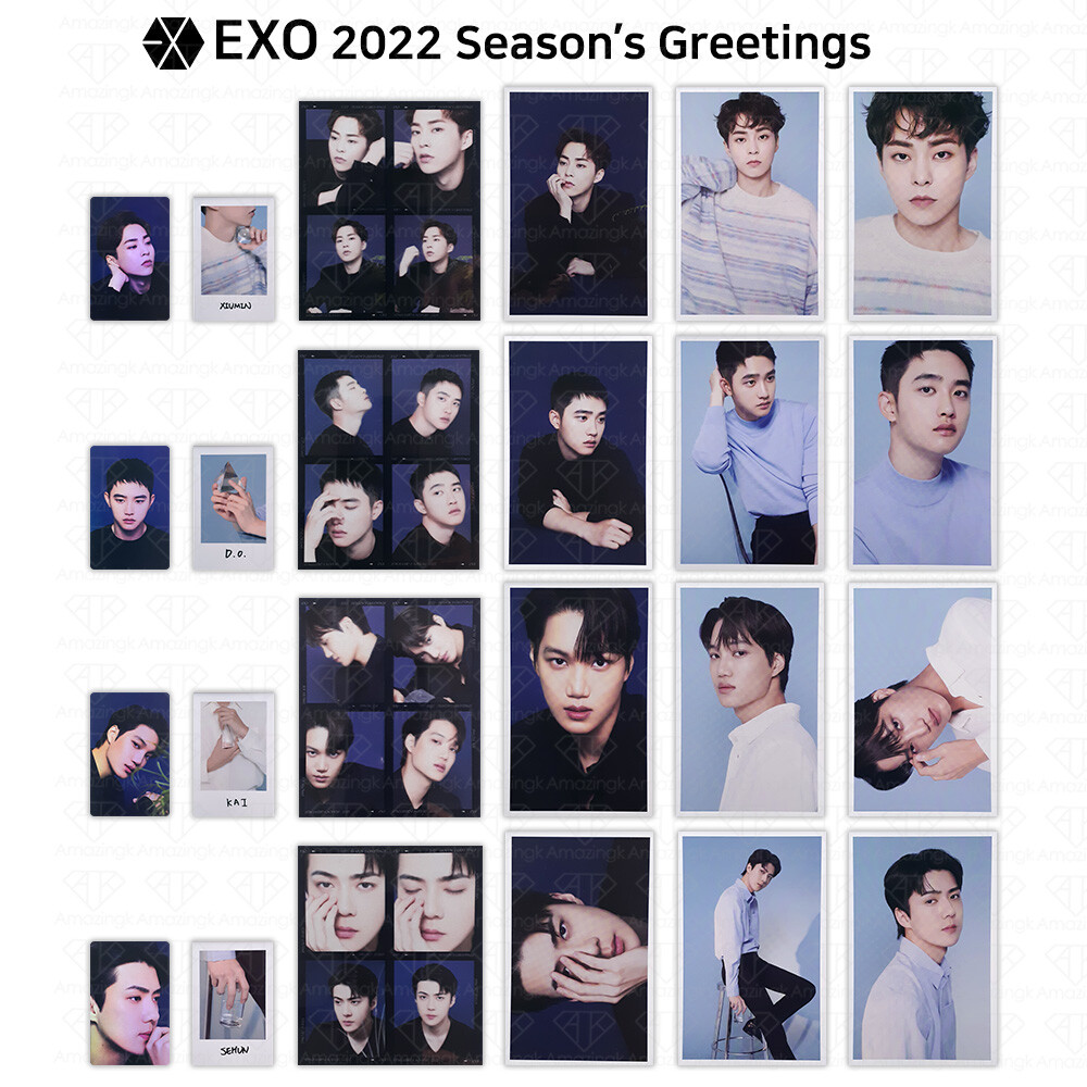 EXO 2022 Season's Greetings Aladin Benefit Photocard Film Post