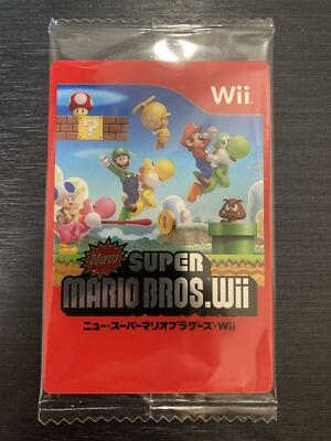 No12 ［New Super Mario Bros.Wii］ Super Mario Wafer History Card