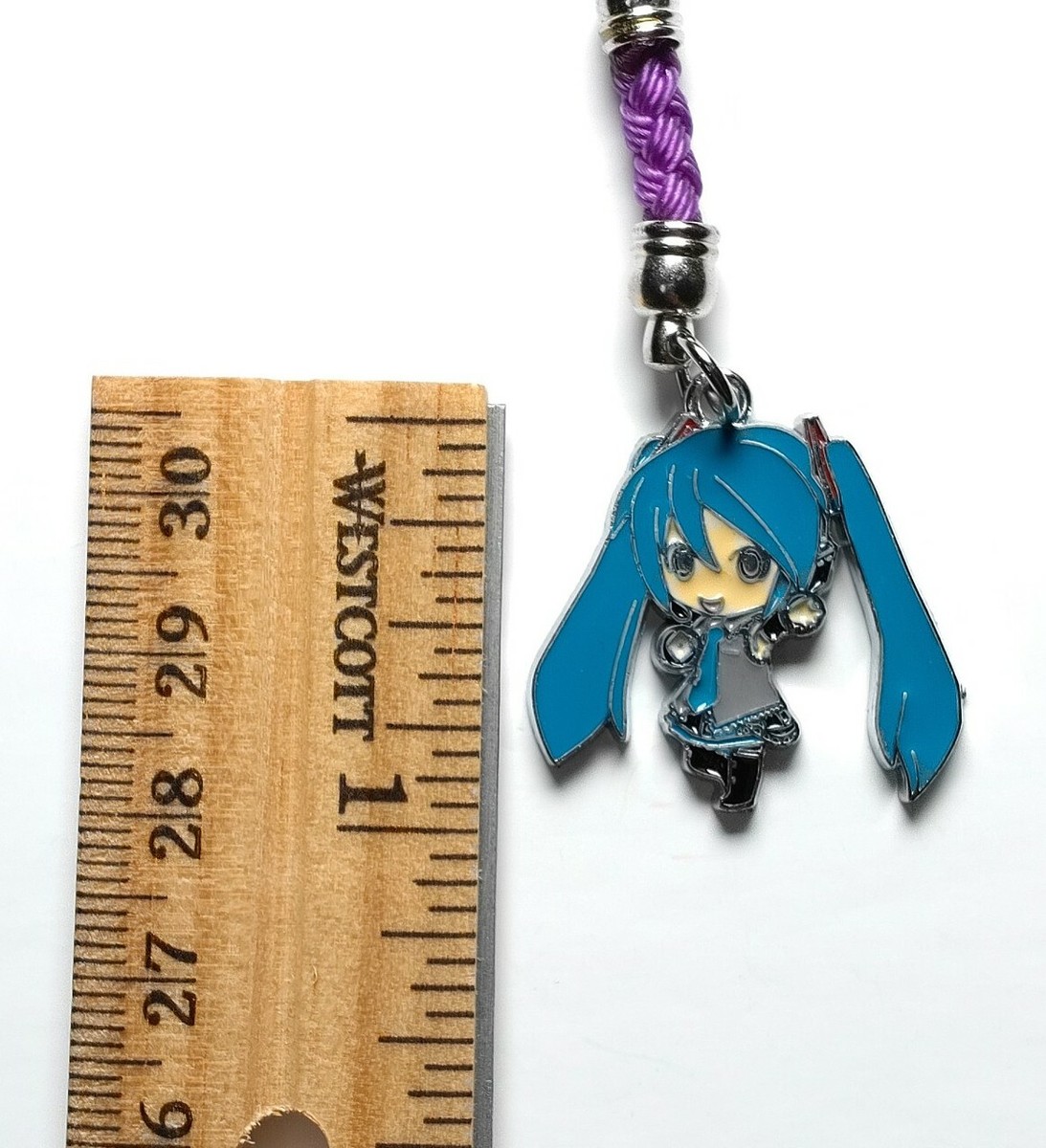 Hatsune Miku Vocaloid Metal Strap Keychain Japanese From Japan F/S