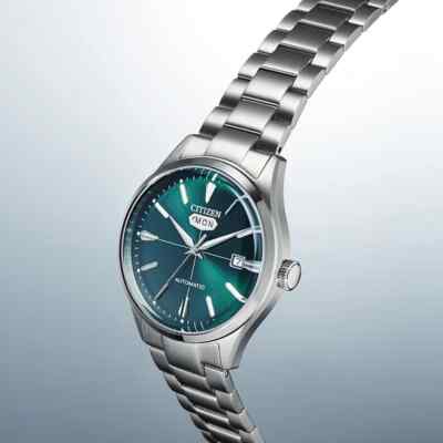 new Citizen Ø 40m s steel NH8391-51X Green dial C7 series