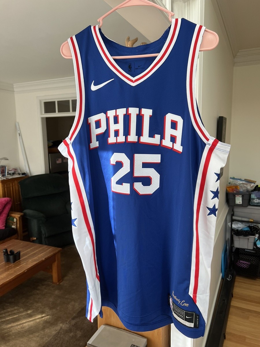 PHILADELPHIA 76ERS BEN SIMMONS BLUE “Brotherly Love” NBA JERSEY