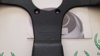 NARDI PERSONAL BLITZ 33 Steering wheel Black PU, black spokes | eBay