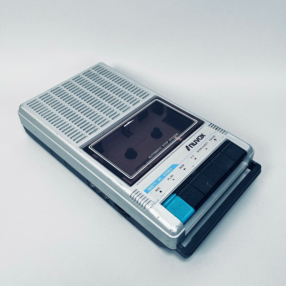 Vintage Very Rare 80s Nuvox Cassette Tape Recorder Portable C-110