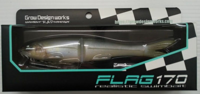 Grow Design Works Flag 170 re-Target A Soft Lure Swimbait | eBay