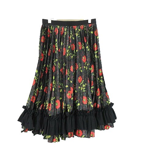 tricot COMME des GARCONS Switching Design Flare Skirt Size S(K