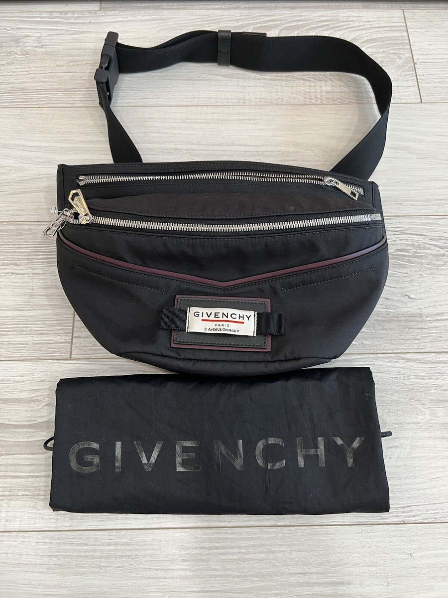 GIVENCHY Black Polyamide Downtown Large Bum Belt Bag | eBay