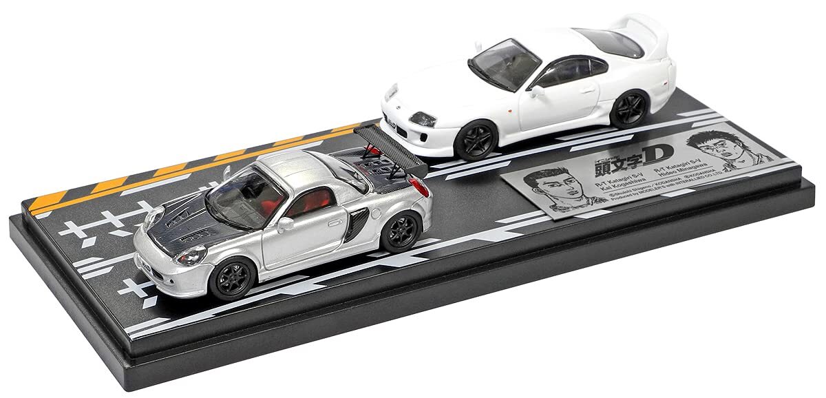 MODELER'S 1/64 Initial D Set Vol.5 Kokashiwa MR-S & Minagawa Supra