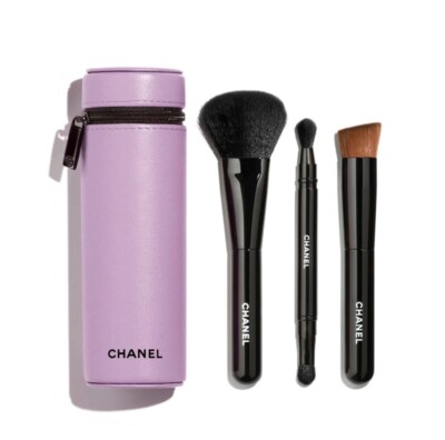 Chanel Codes Couleur Limited Edition Brush Set with Pouch