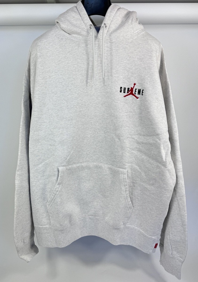 Supreme X Jordan - Logo Embroidered Hoodie Size: S | eBay