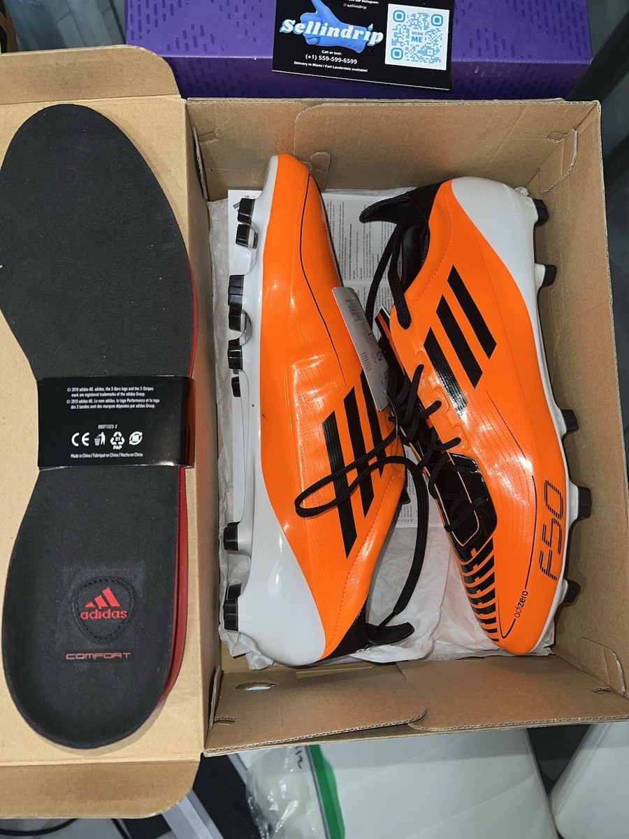 Adidas Orange F50 Adizero FG Limited Cleats NEW with Tags RARE