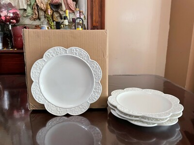 Princess House MARBELLA Lunch Plates Set of 4 (1701) New In Box | eBay