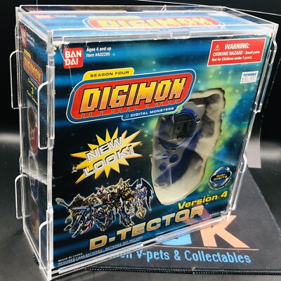 RARE Digimon Digivice D-Tector V4 Blue Box Original Ver.4 BOXED