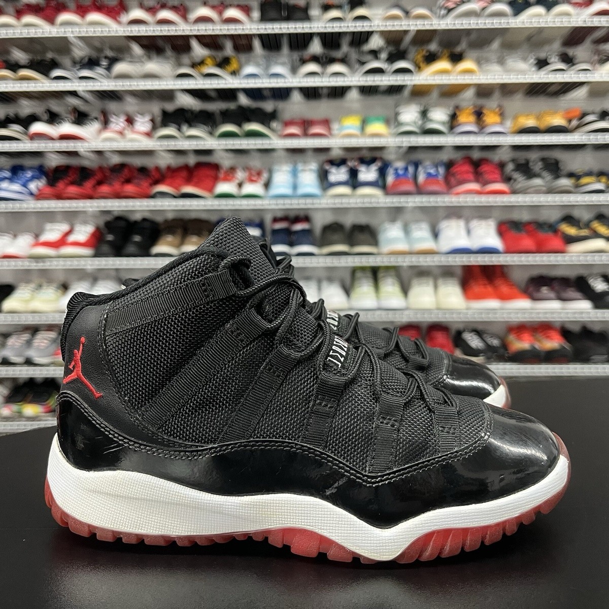 Nike Air Jordan 11 Retro Playoffs 2012 378039-010 Youth Size 3 | eBay