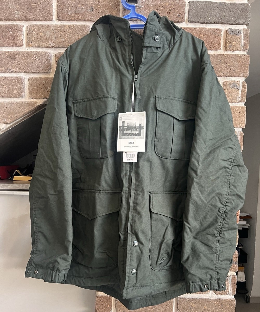 Uniqlo x Engineered Garments Size M Unisex Olive Relaxed Pufftech