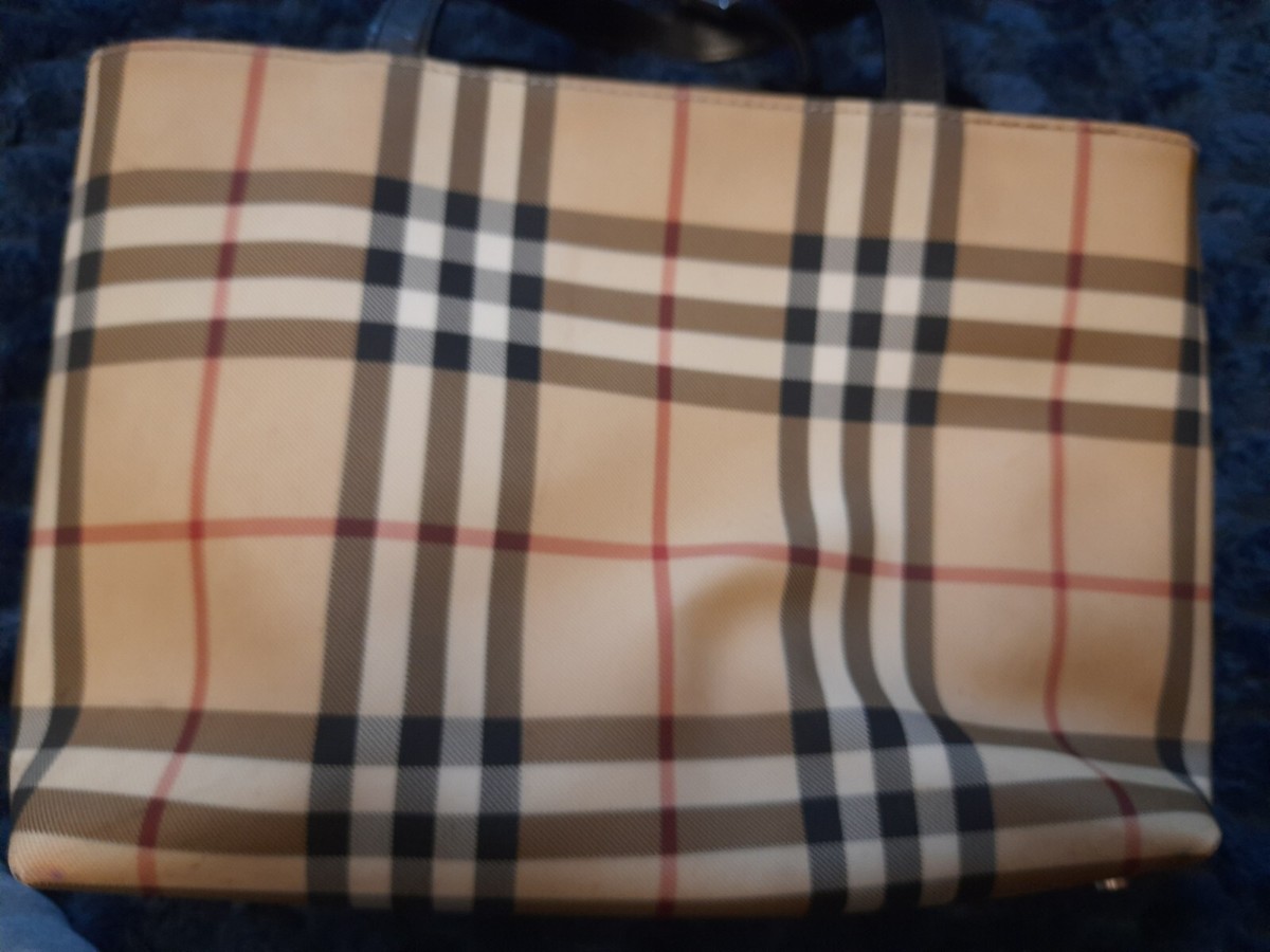 Burberry Nova Check Baguette Womens Shoulder Bag Y2K 2000's Purse