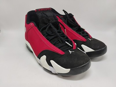 Nike Air Jordan 14 Retro Black/Gym Red 487471-006 Men's Size 8.5