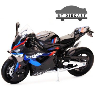 NEW RAY BMW M 1000 RR MOTORCYCLE 1/12 BLACK with RED, WHITE, BLUE