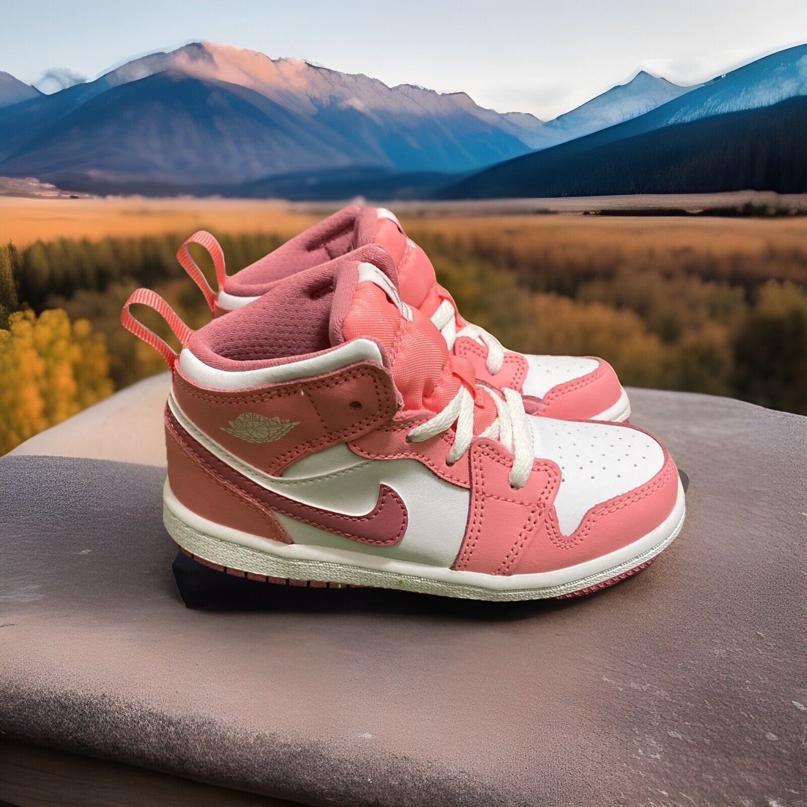 Jordan 1 Mid Valentines Day (Kids 4C & 9C) | eBay