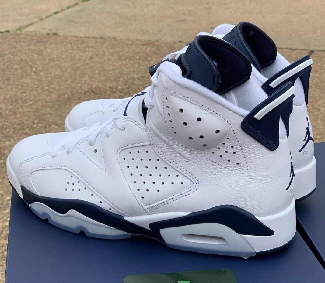 Jordan 6 Retro White/Midnight Navy NEW size 10.5 195243736660| eBay