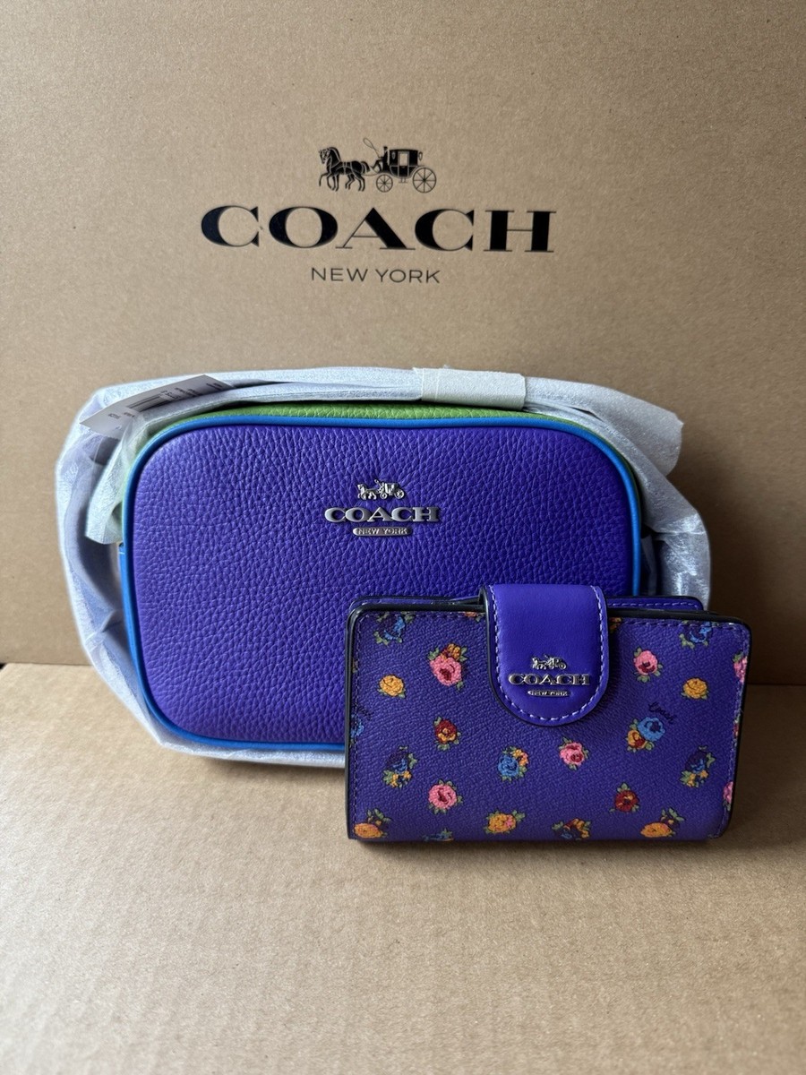 COACH Mini Jamie Camera Bag & Medium Wallet In Leather Sport