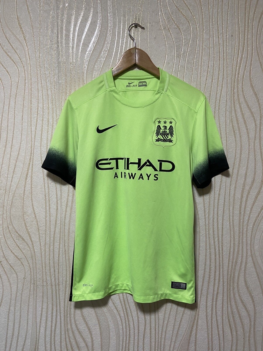 MANCHESTER CITY 2015 2016 THIRD FOOTBALL SHIRT SOCCER JERSEY NIKE