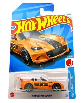 Hot Wheels 2024 Case J Mainline '15 Mazda MX 5 Miata #69/250 | eBay