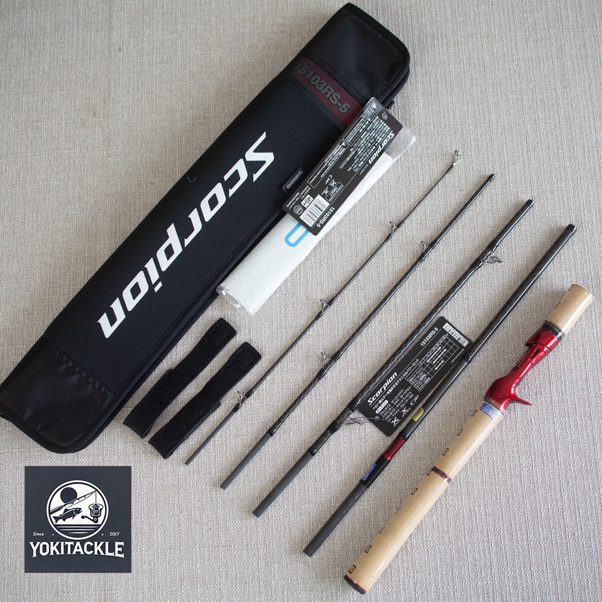 Shimano Scorpion 15103RS-5 Baitcasting Rod for Bass-Watch Our