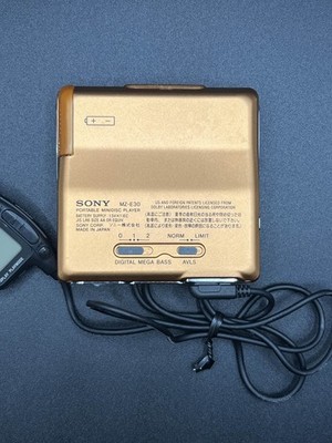 Sony MZ-E30 Walkman MiniDisc MD Player Orange with Remote