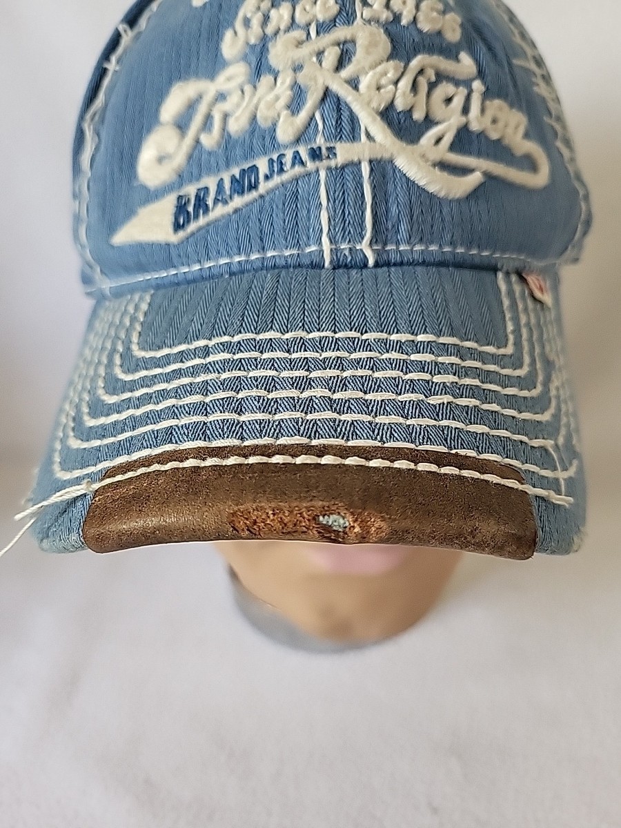 True Religion ギター刺繍キャップ True Religion Hat Cap Distressed