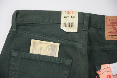 levis pants levi's Deadstock green vintage usa denim jeans dyed
