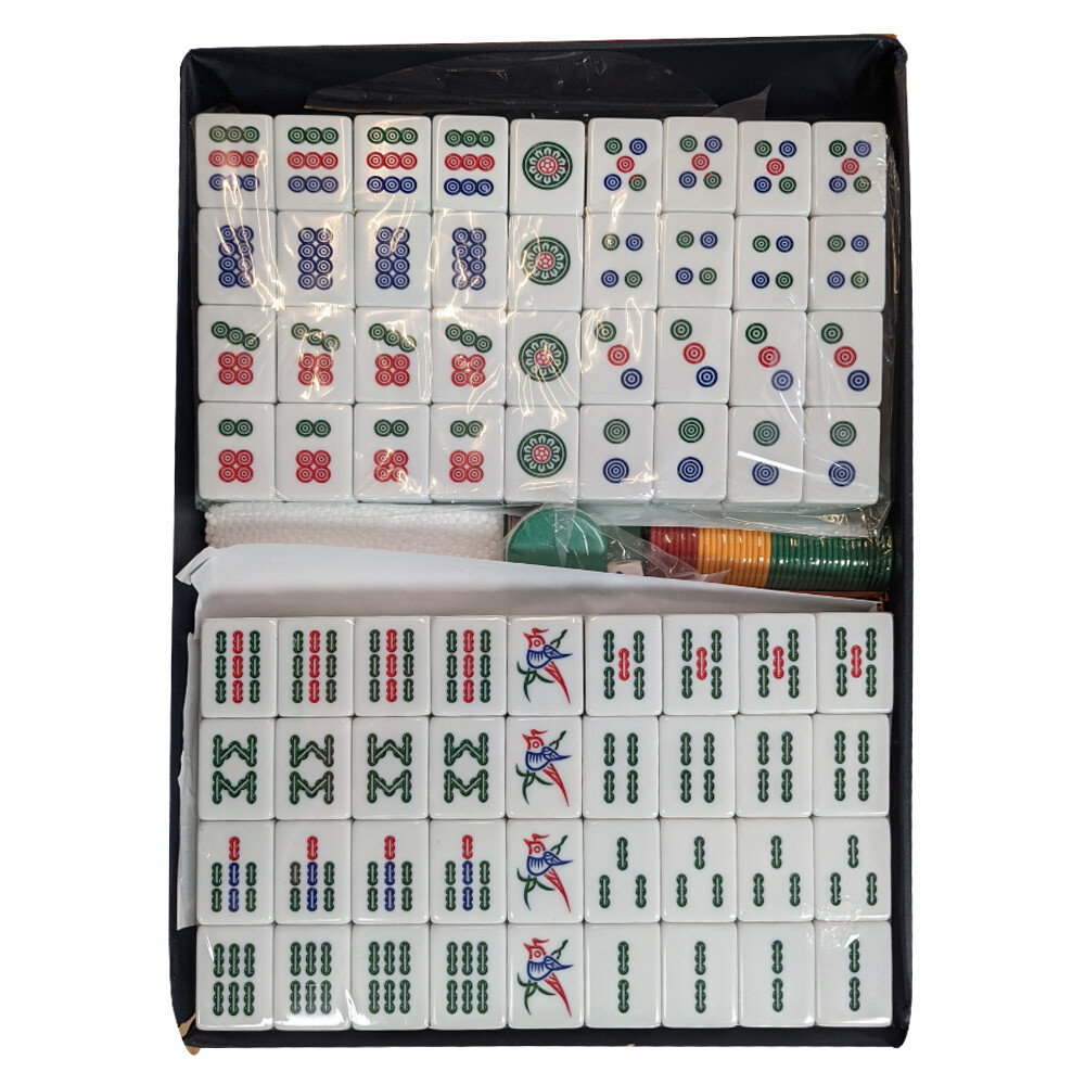 Chinese BIG PROFESSIONAL standard Mahjong Tiles Set Ma Jiang 麻將