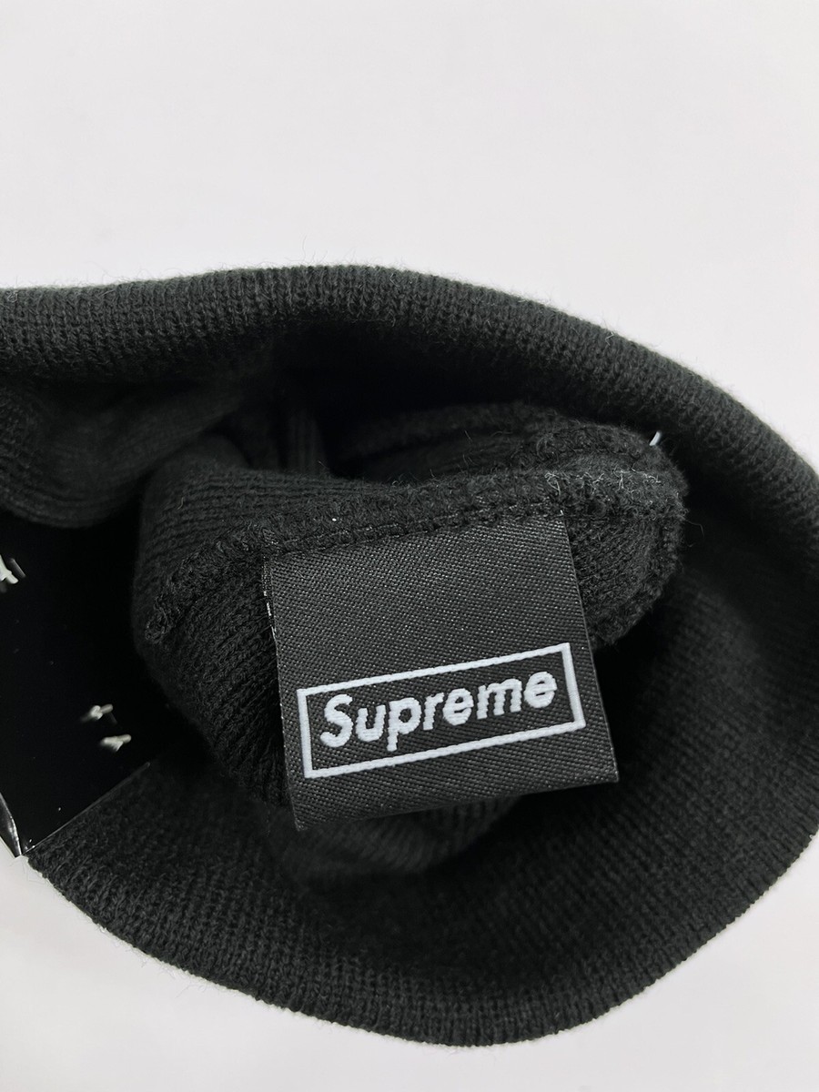 Supreme Bandana Box Logo Black Beanie Hat One Size | eBay