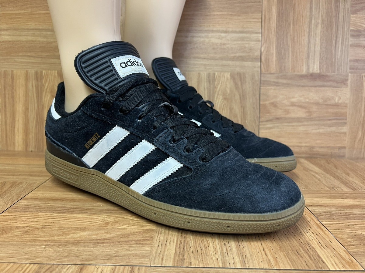 RARE🔥 Sz 11 - Adidas Busenitz PRO Black White Gold Gum Skateboard