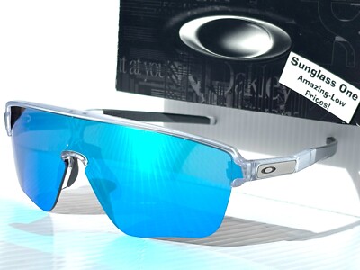 NEW Oakley CORRIDOR SQ Matte Clear PRIZM Sapphire Blue Lens