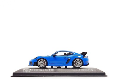 Minichamps 1:43 Porsche 718 Cayman GT4 RS (982) in Shark Blue