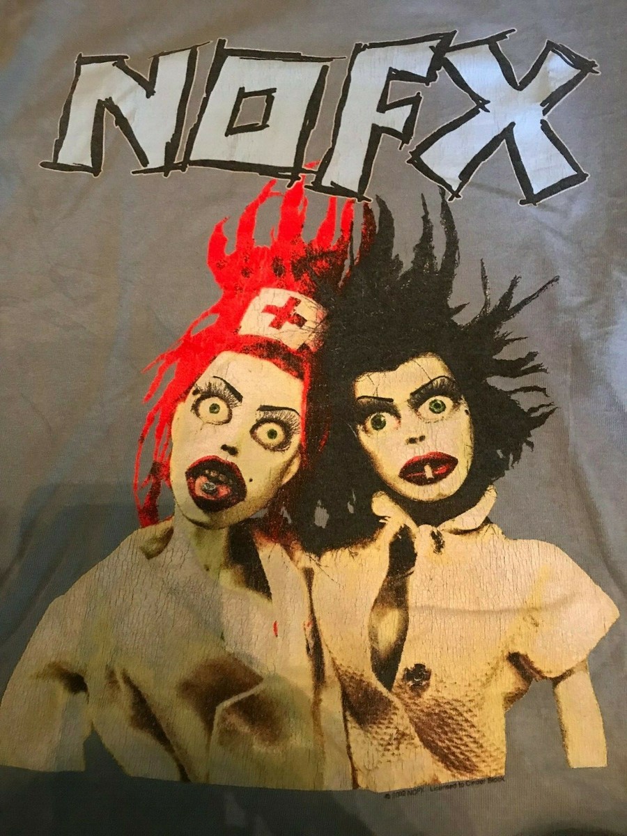 Vintage 2000 NOFX Pump Up The Valuum Tour Shirt Size Small